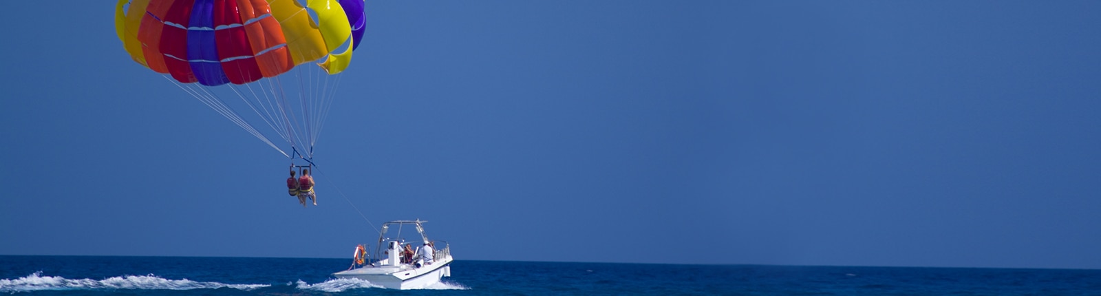 Parasailing in the beautiful oceans of Key West