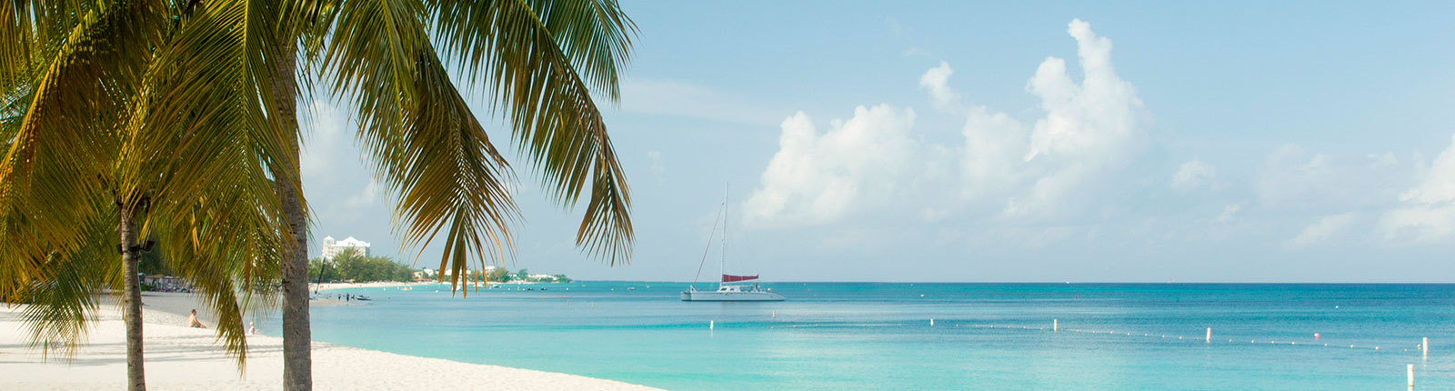 A grand view of Seven Mile Beach in Grand Cayman