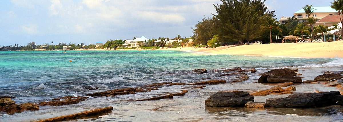 beautiful blue shoreline of martinque