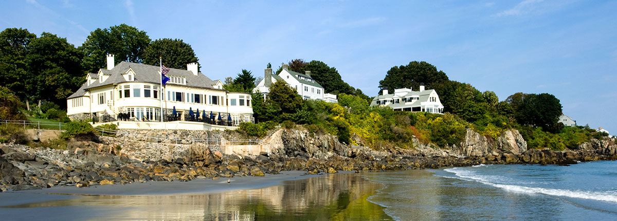 picturesque buildings on portland coast