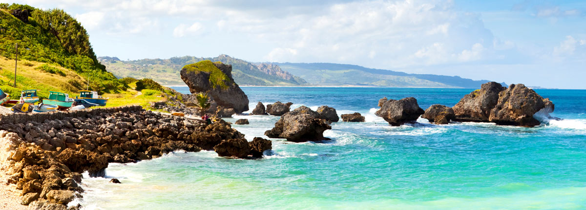 rocky coastline of barbados